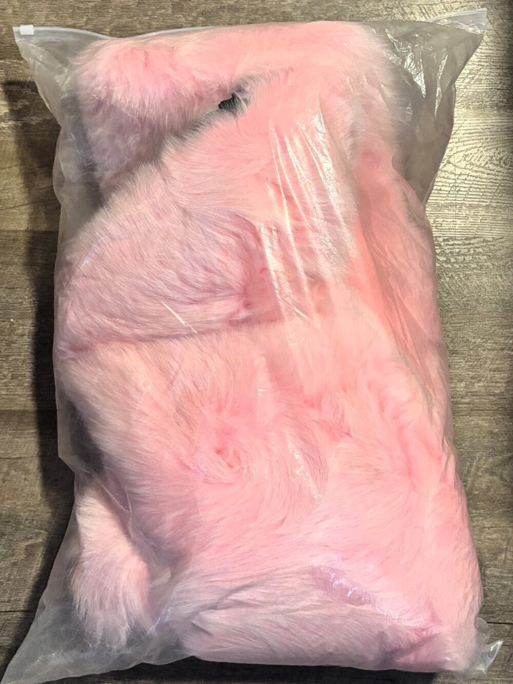 AUTHENTIC Arctic Fox Fur 50cm Tall Boots Size 7.5 NWT Fall Drop in Baby Pink - Picture 7 of 13